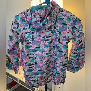 The North Face, size 6, girls rain jacket.